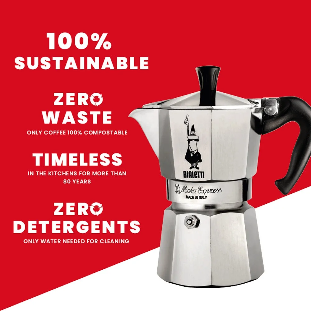 Bialetti Moka Express 3 tasses — visuel 6