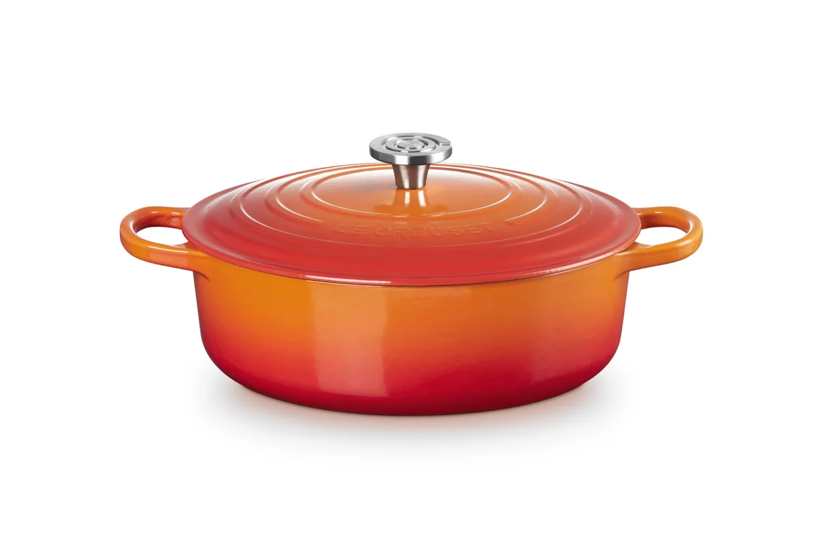 Le Creuset Cocotte ronde basse en fonte émaillée