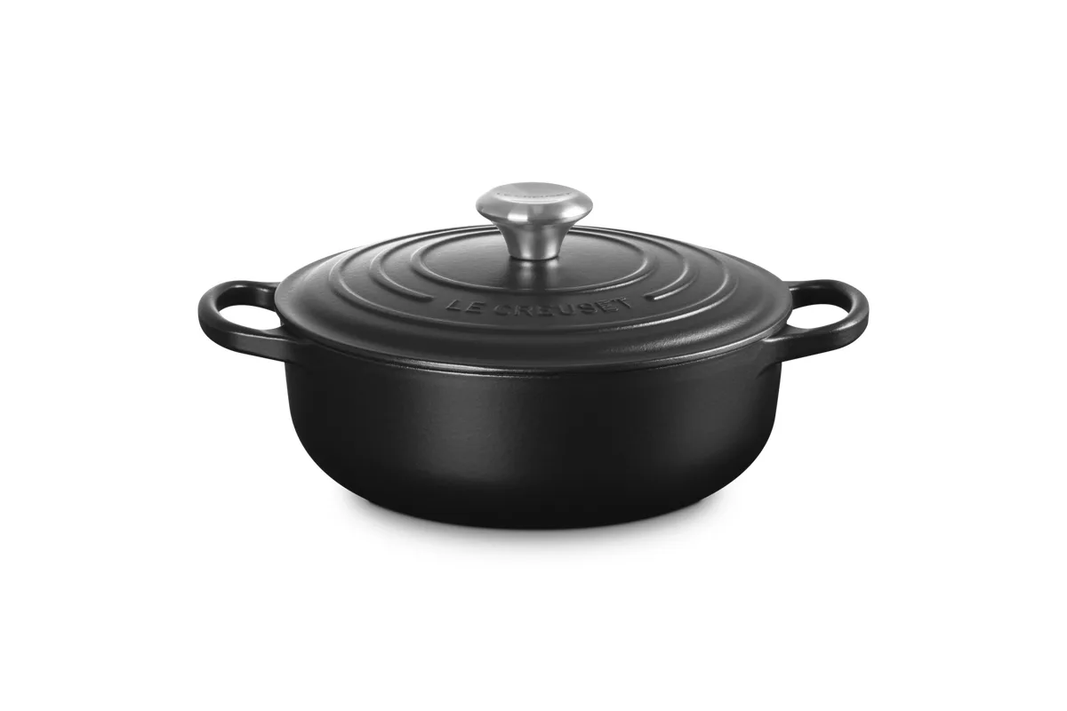 Le Creuset Mijoteuse en fonte émaillée avec intérieur noir