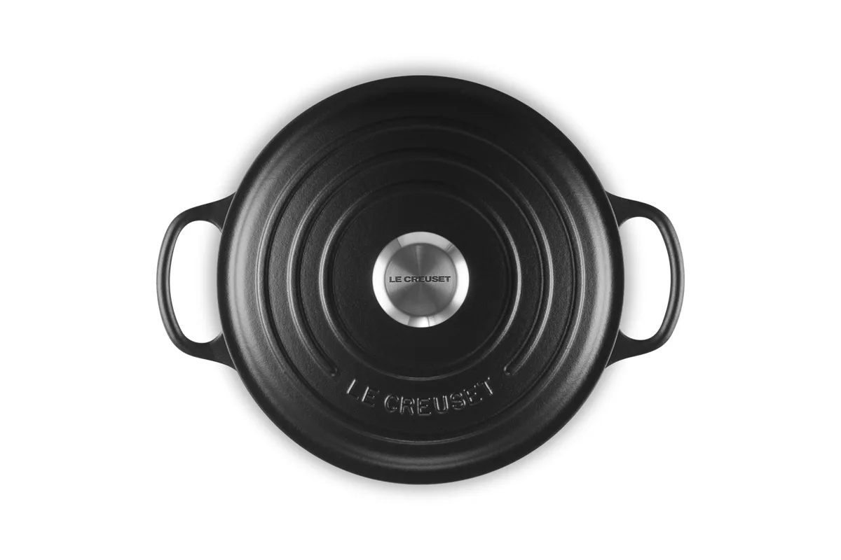 Le Creuset Mijoteuse en fonte émaillée avec intérieur noir — visuel 4