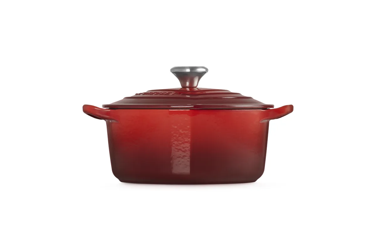 Le Creuset Cocotte Cœur en fonte émaillée avec bouton cœur — visuel 3