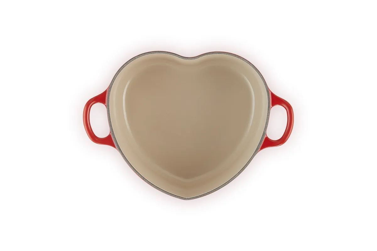 Le Creuset Cocotte Cœur en fonte émaillée avec bouton cœur — visuel 5