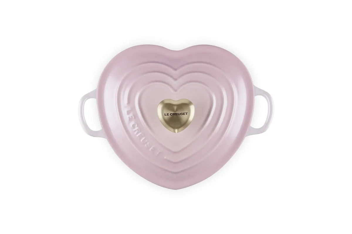 Le Creuset Cocotte basse cœur Fonte Émaillée — visuel 4