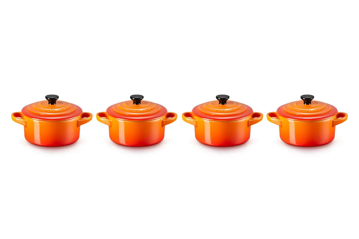 Le Creuset Set de 4 mini-cocottes en céramique