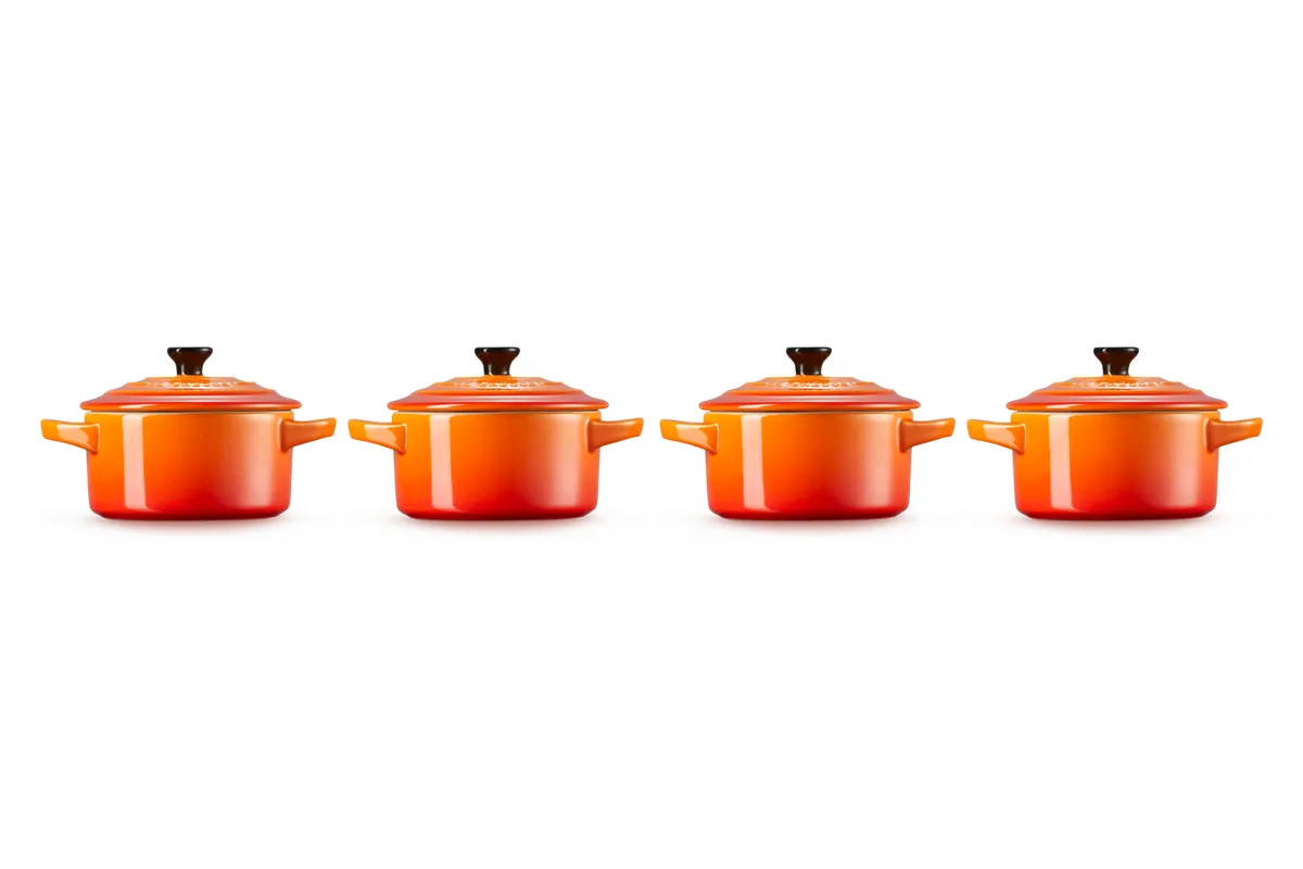 Le Creuset Set de 4 mini-cocottes en céramique — visuel 3