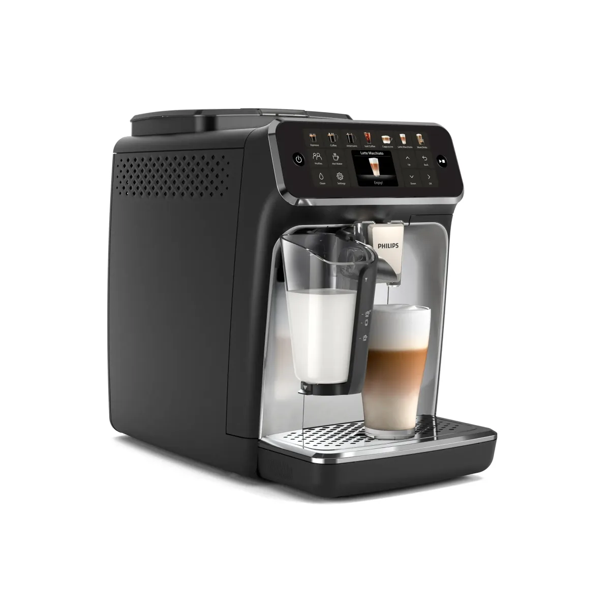 Philips Série 4400 Expresso broyeur machine à café 12 boissons, noir LatteGo — visuel 3