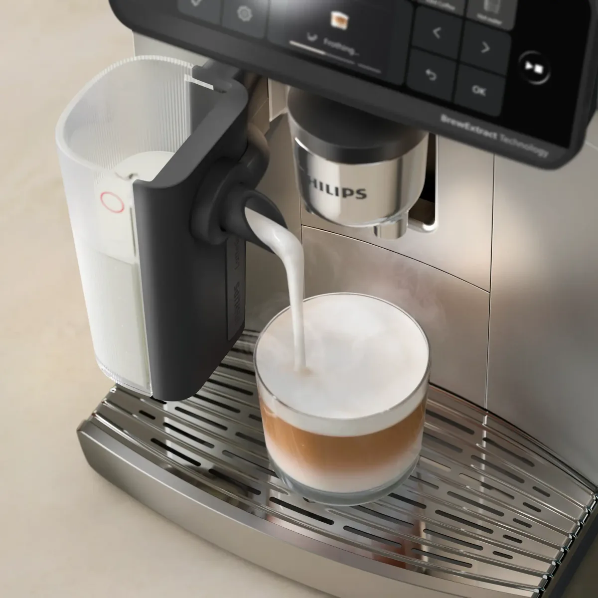 Philips Série 6000 Expresso broyeur machine à café LatteGo Pro, 25 boissons, Noire — visuel 5