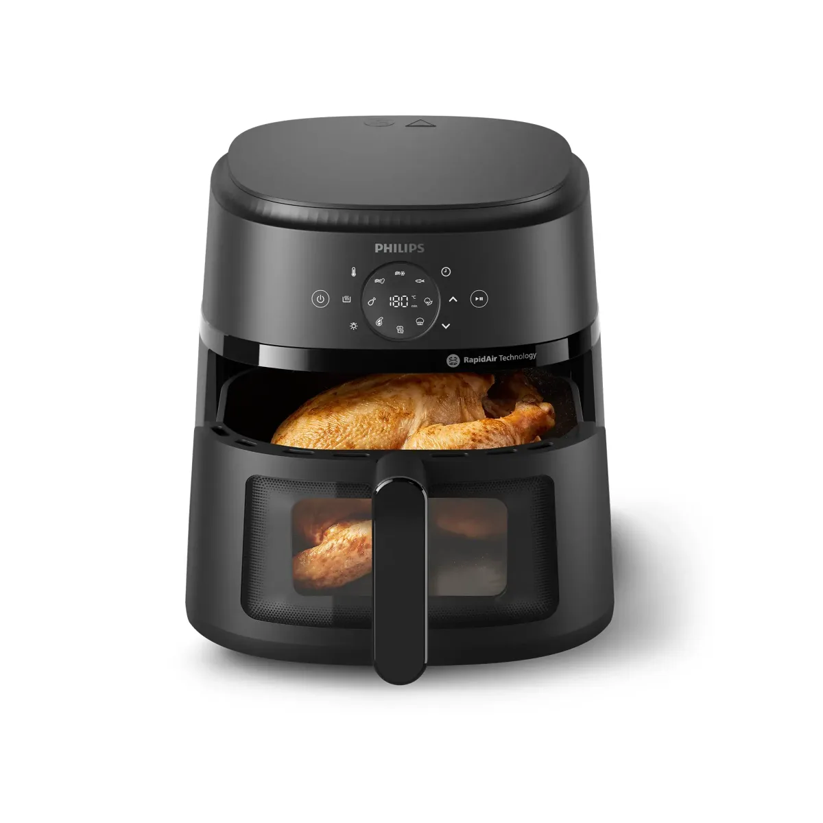 Philips Série 2000 Airfryer Friteuse sans huile Noir 6.2L — visuel 3
