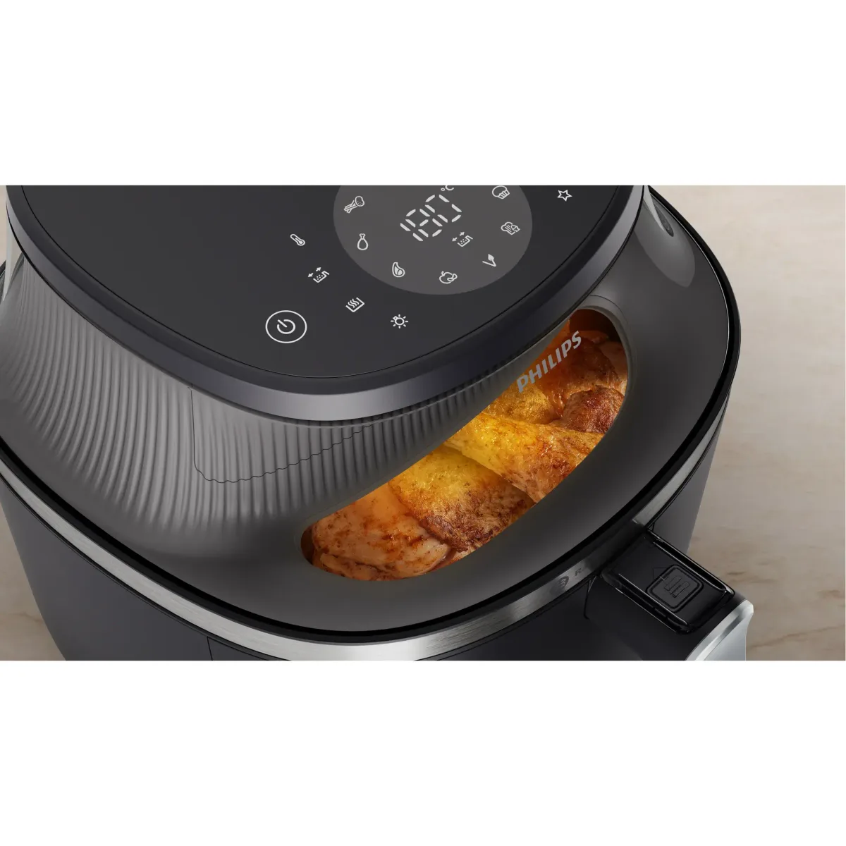 Philips Série 3000 Airfryer Friteuse sans huile Noir 6.2L — visuel 3