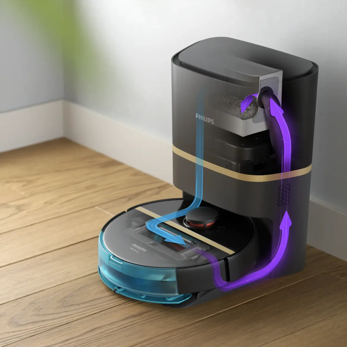 Philips HomeRun série 7000 Aqua Robot aspiration et lavage — visuel 3