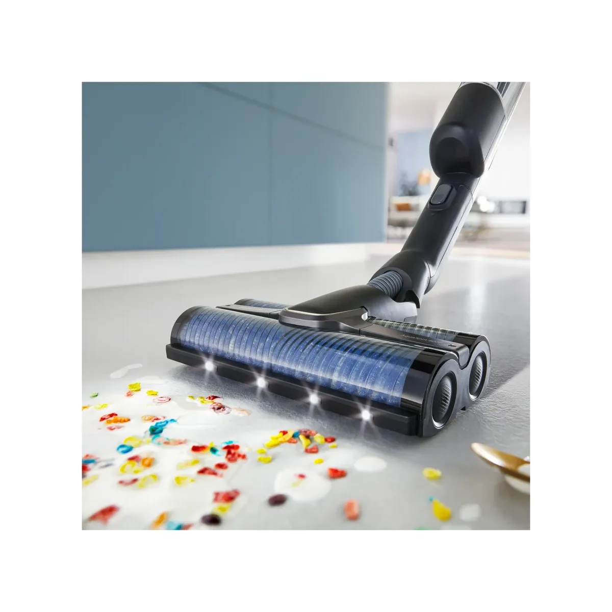 Philips Série 9000 Aspirateur laveur AquaTrio Aspirateur Balai 3-en-1 PowerCyclone Noir — visuel 3