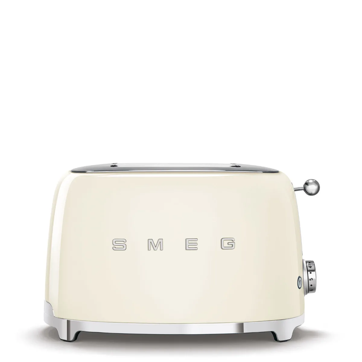Smeg Grille-pain 2 tranches Crème Esthétique Années 50