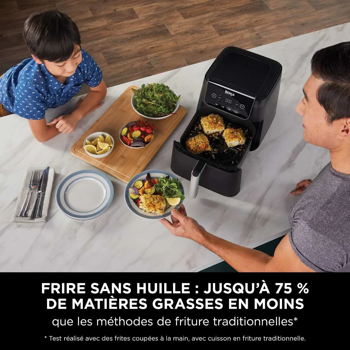 Ninja Air Fryer Ninja MAX PRO, 6.2L , 4-en-1 — visuel 3