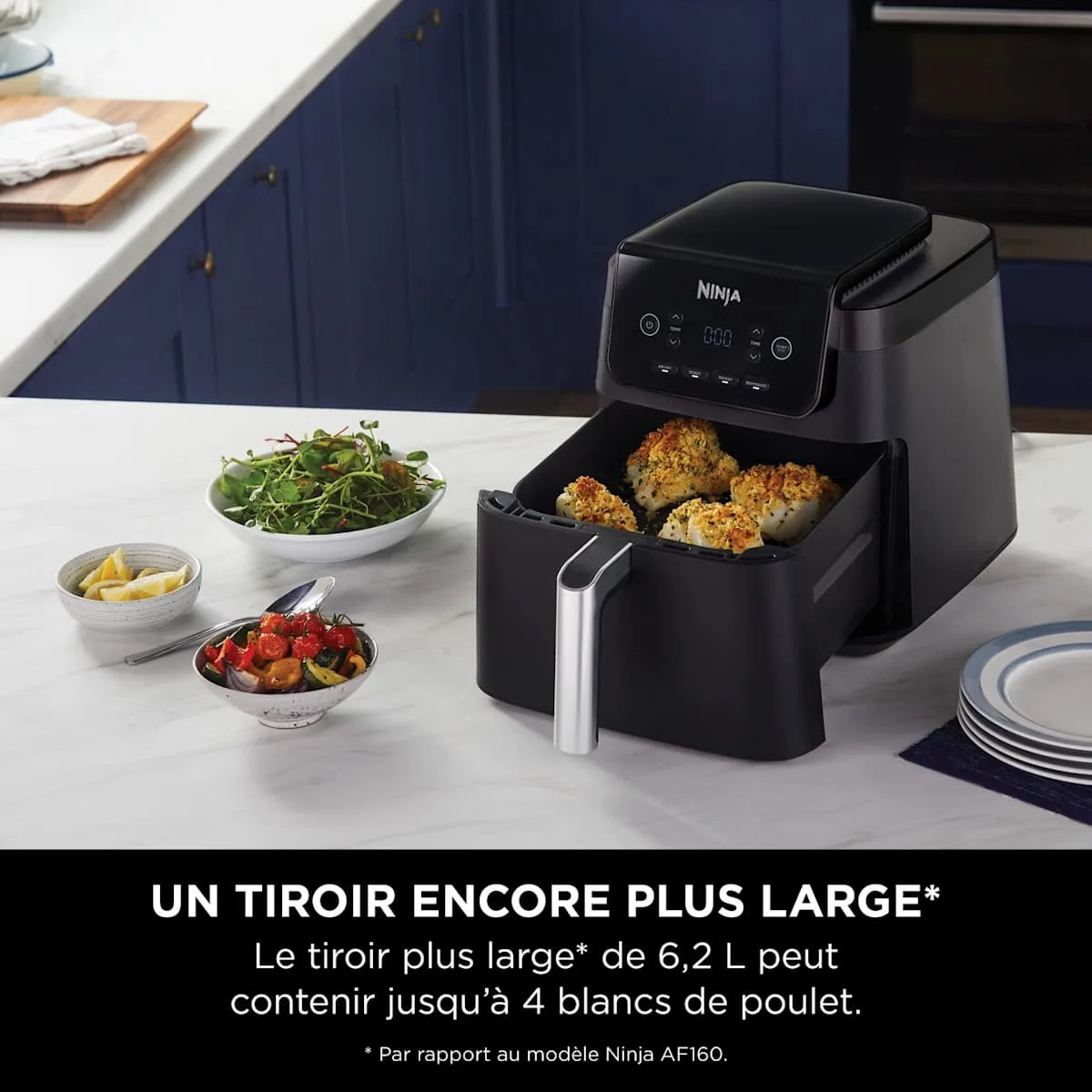 Ninja Air Fryer Ninja MAX PRO, 6.2L , 4-en-1 — visuel 6