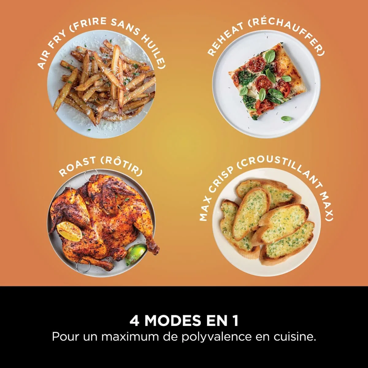 Ninja Air Fryer Ninja DualZone, 7.6L, 4-en-1 — visuel 4