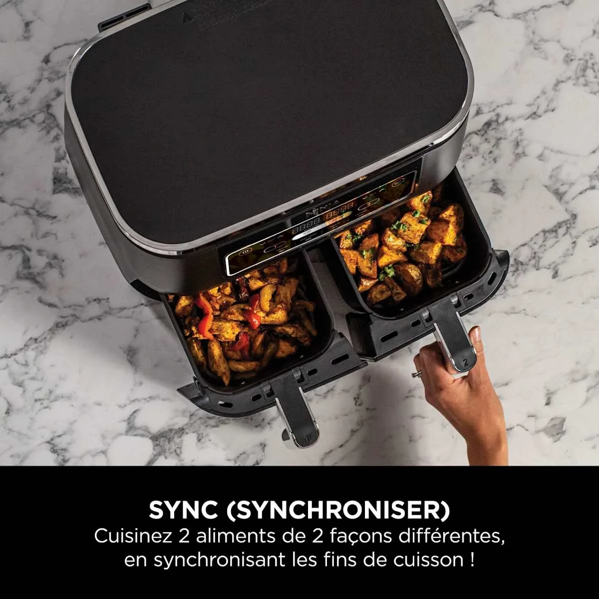 Ninja Air Fryer Ninja DualZone, 7.6L, 4-en-1 — visuel 6