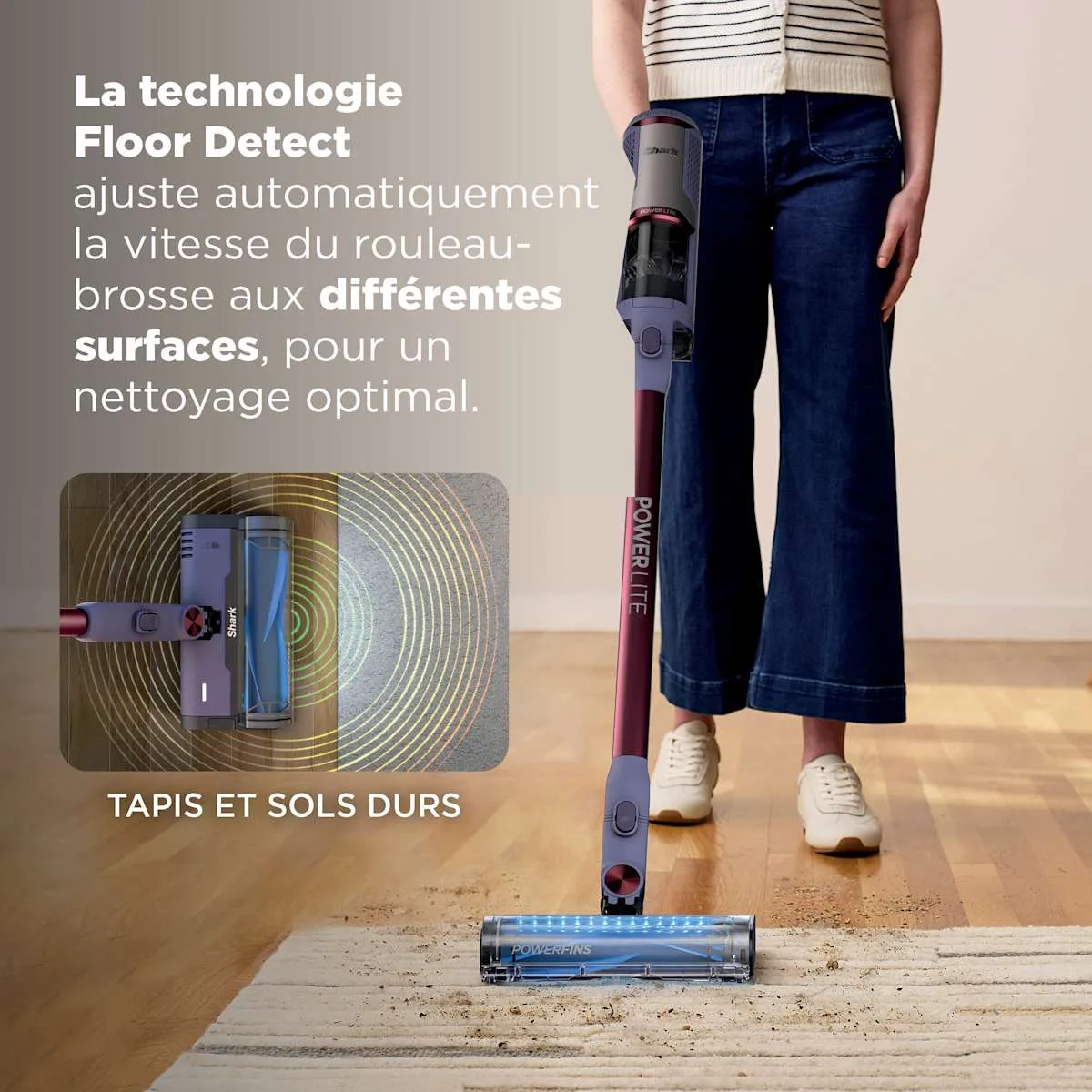 Shark Aspirateur balai sans fil Shark PowerLite — visuel 3
