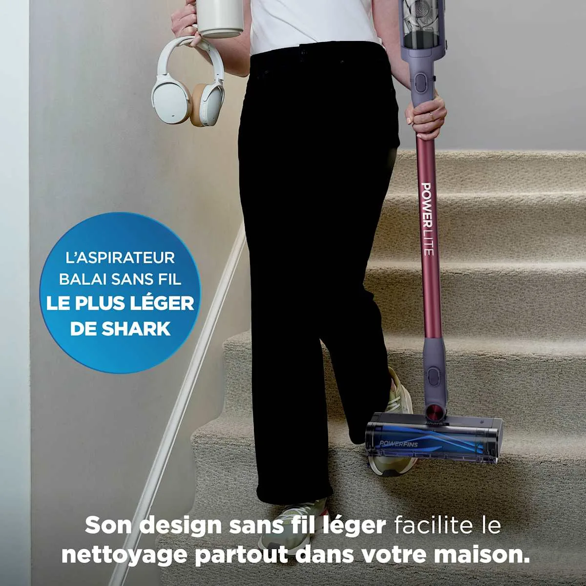 Shark Aspirateur balai sans fil Shark PowerLite — visuel 6