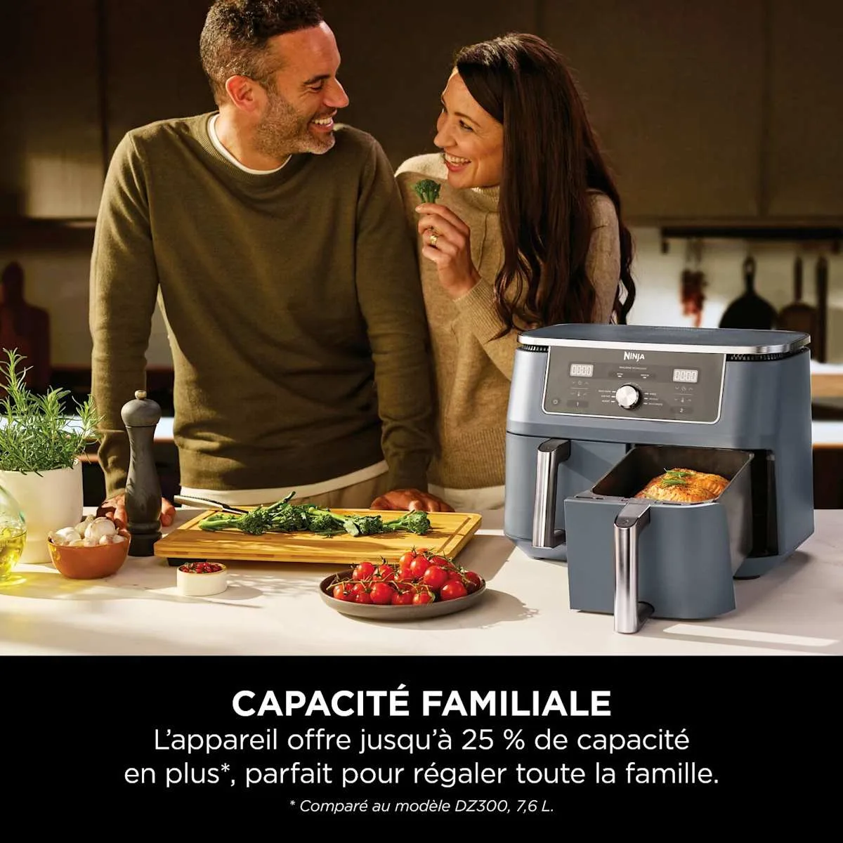 Ninja Air Fryer Ninja DualZone, 9.5L, 6-en-1, Cyber Space — visuel 6
