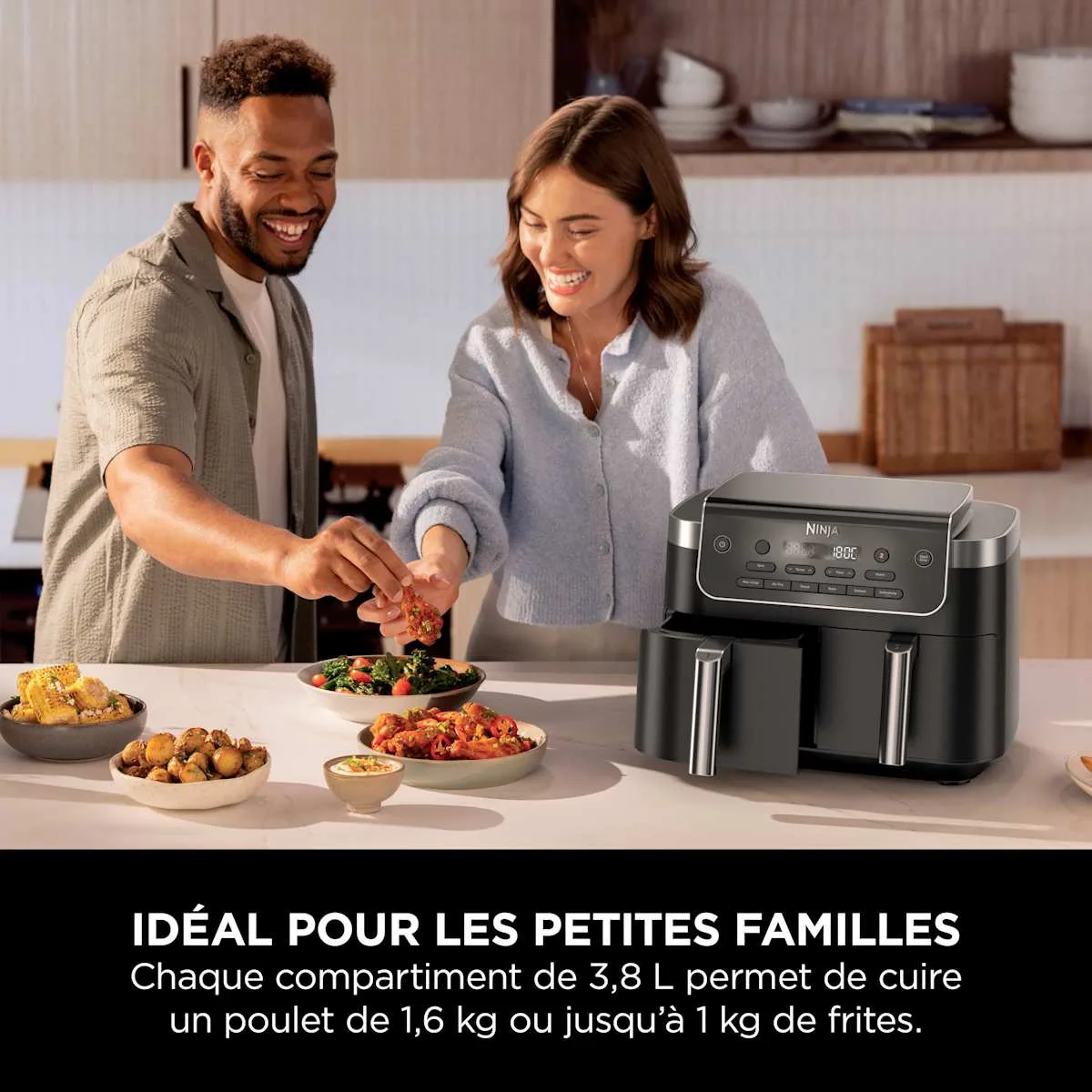 Ninja Air Fryer Ninja DualZone, 7.6L, 6-en-1 — visuel 5