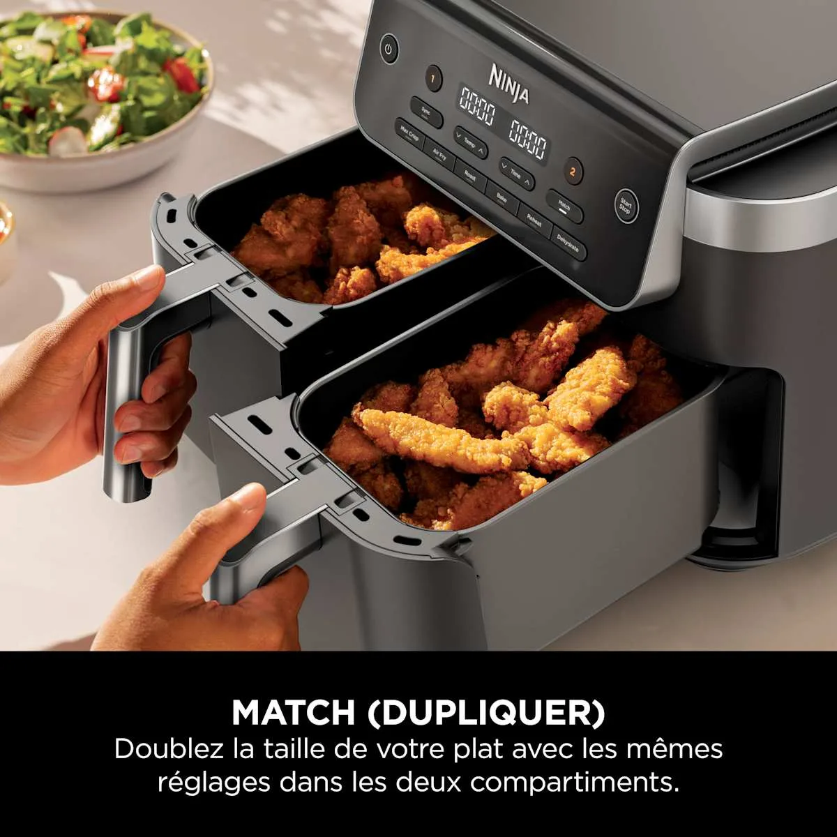 Ninja Air Fryer Ninja DualZone, 7.6L, 6-en-1 — visuel 6