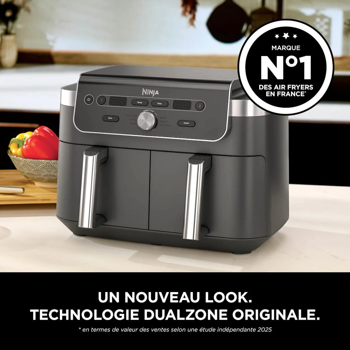 Ninja Air Fryer Ninja DualZone MAX, 9.5L, 6-en-1 — visuel 5