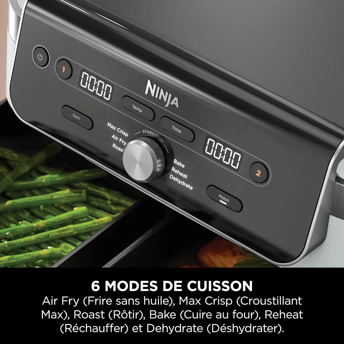 Ninja Air Fryer Ninja DualZone MAX, 9.5L, 6-en-1 — visuel 6