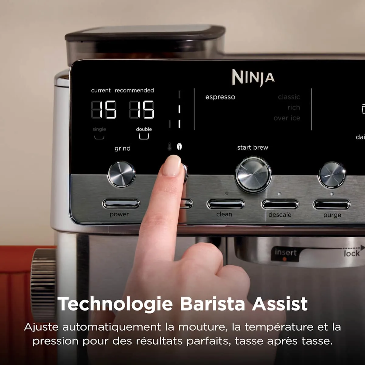 Ninja Machine à café compacte semi-automatique Ninja Luxe Café MINI Plus - Argent — visuel 6