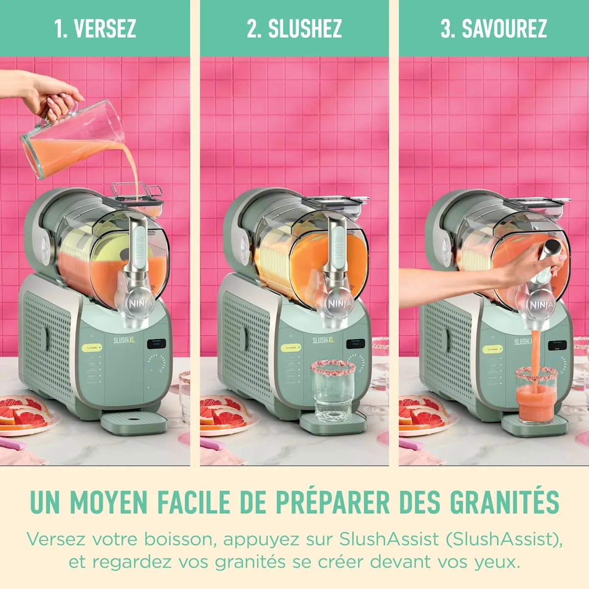 Ninja Machine à granités et boissons glacées Ninja SLUSHi XL — visuel 3