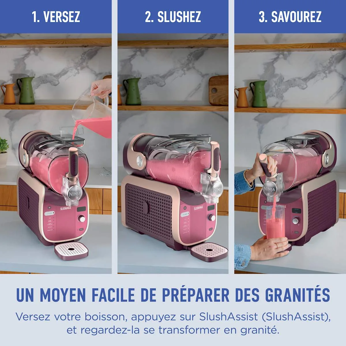 Ninja Machine à granités et boissons glacées Ninja SLUSHi MAX — visuel 4