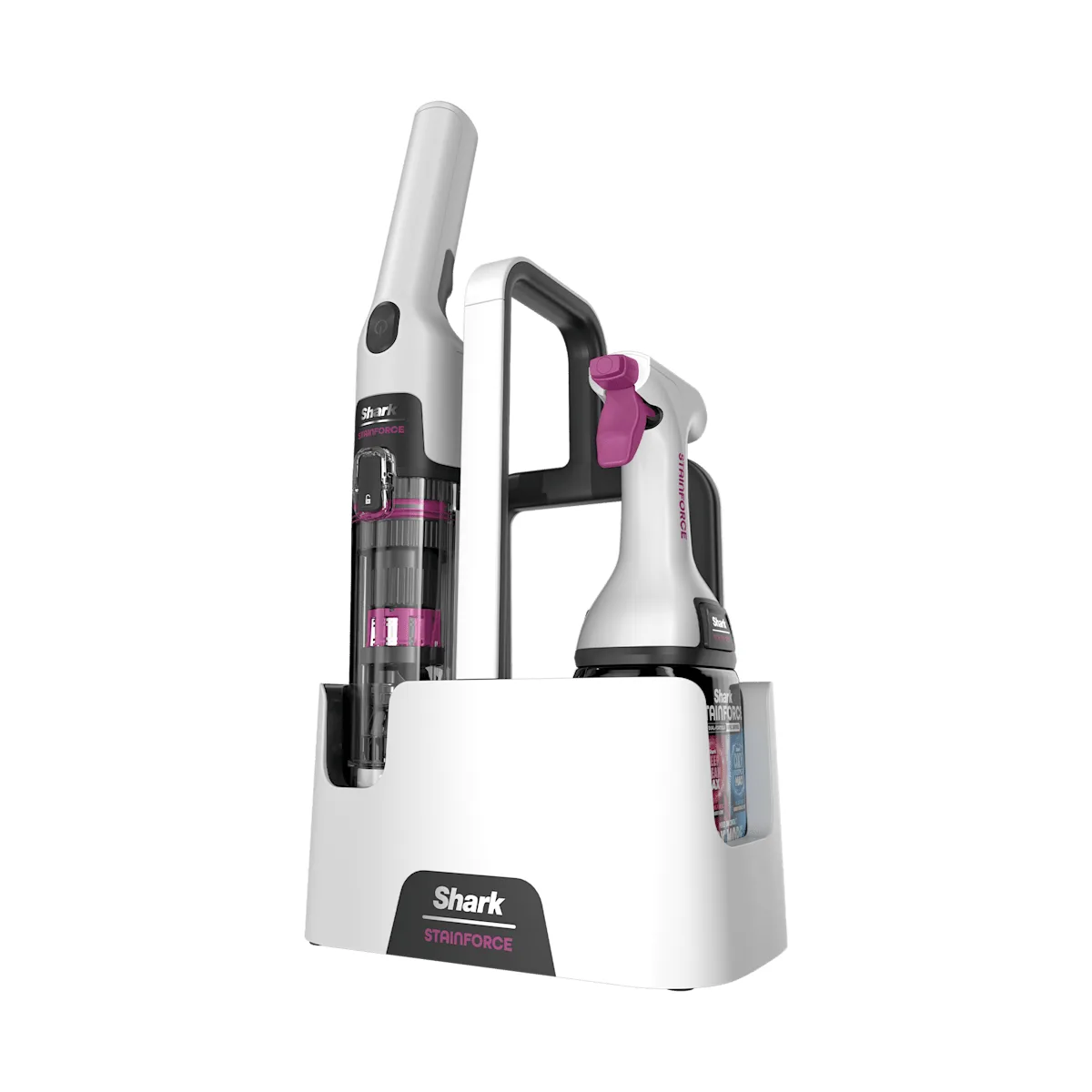 Shark Shark StainForce - Shampouineuse Détacheur Portable Sans Fil pour Tapis, Canapé, Voiture et Tissus d'Ameublement