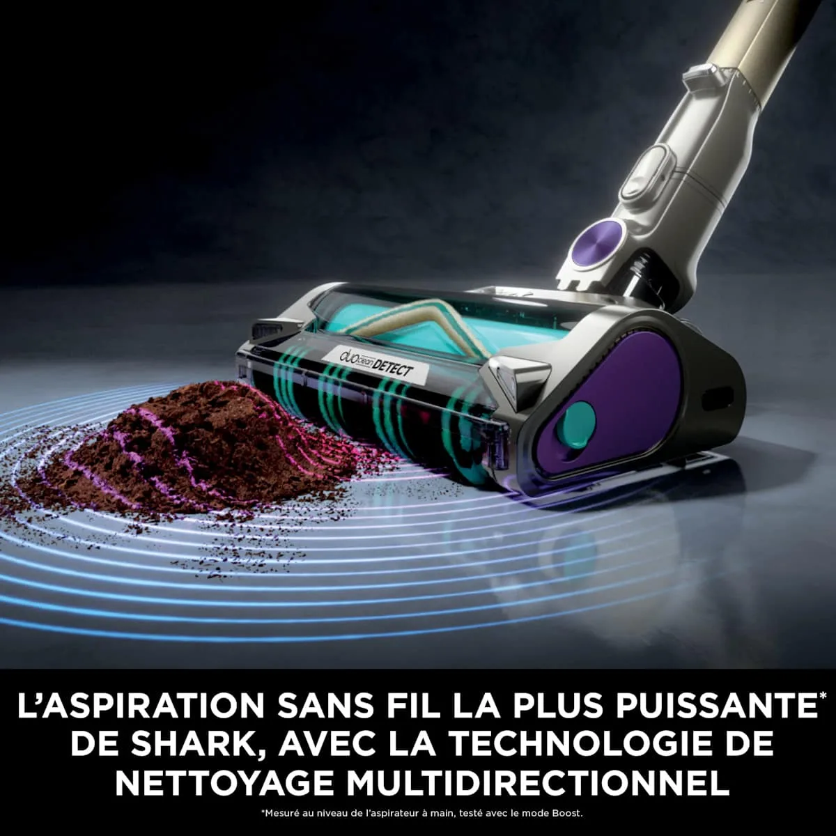 Shark Aspirateur sans fil Shark PowerDetect Clean & Empty spécial poils d’animaux avec double batteries amovibles — visuel 3