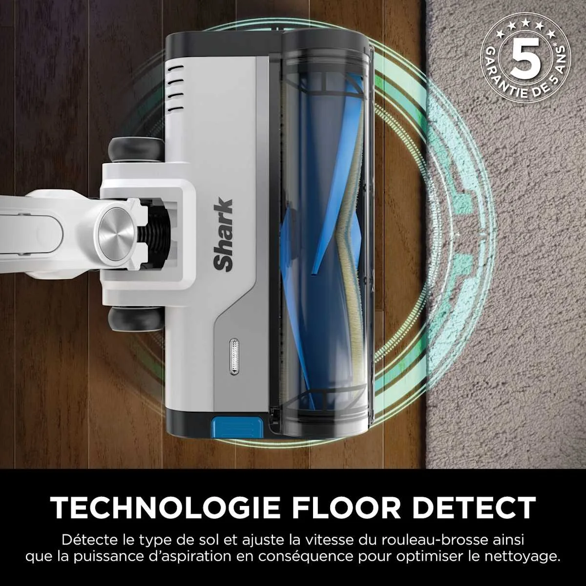 Shark Aspirateur balai sans fil Shark PowerPro, 40 min d'autonomie — visuel 3