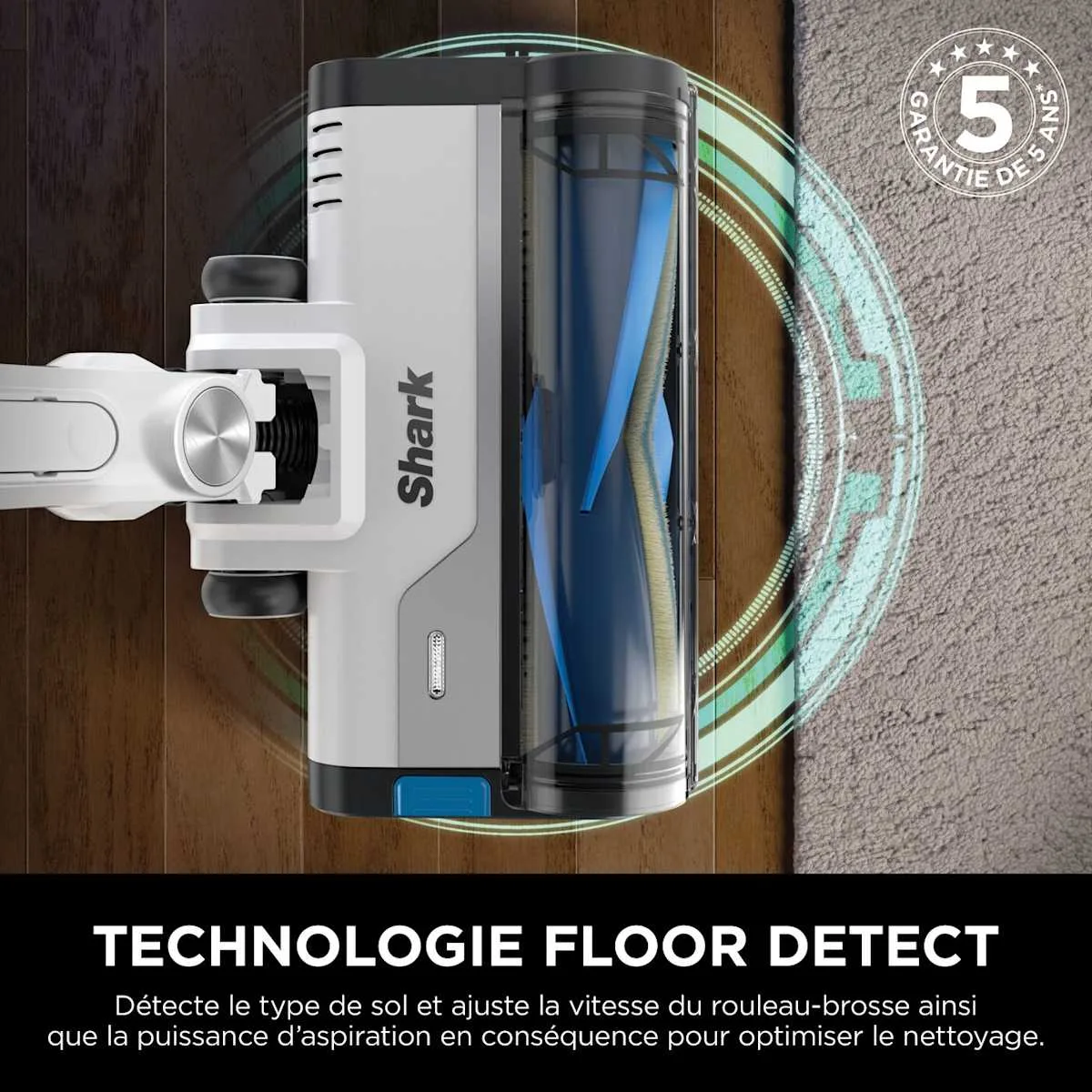 Shark Aspirateur balai sans fil Shark PowerPro spécial animaux, 40 min d'autonomie — visuel 3