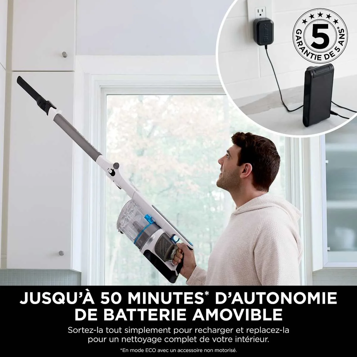Shark Aspirateur balai sans fil Shark PowerPro spécial animaux, 40 min d'autonomie — visuel 5