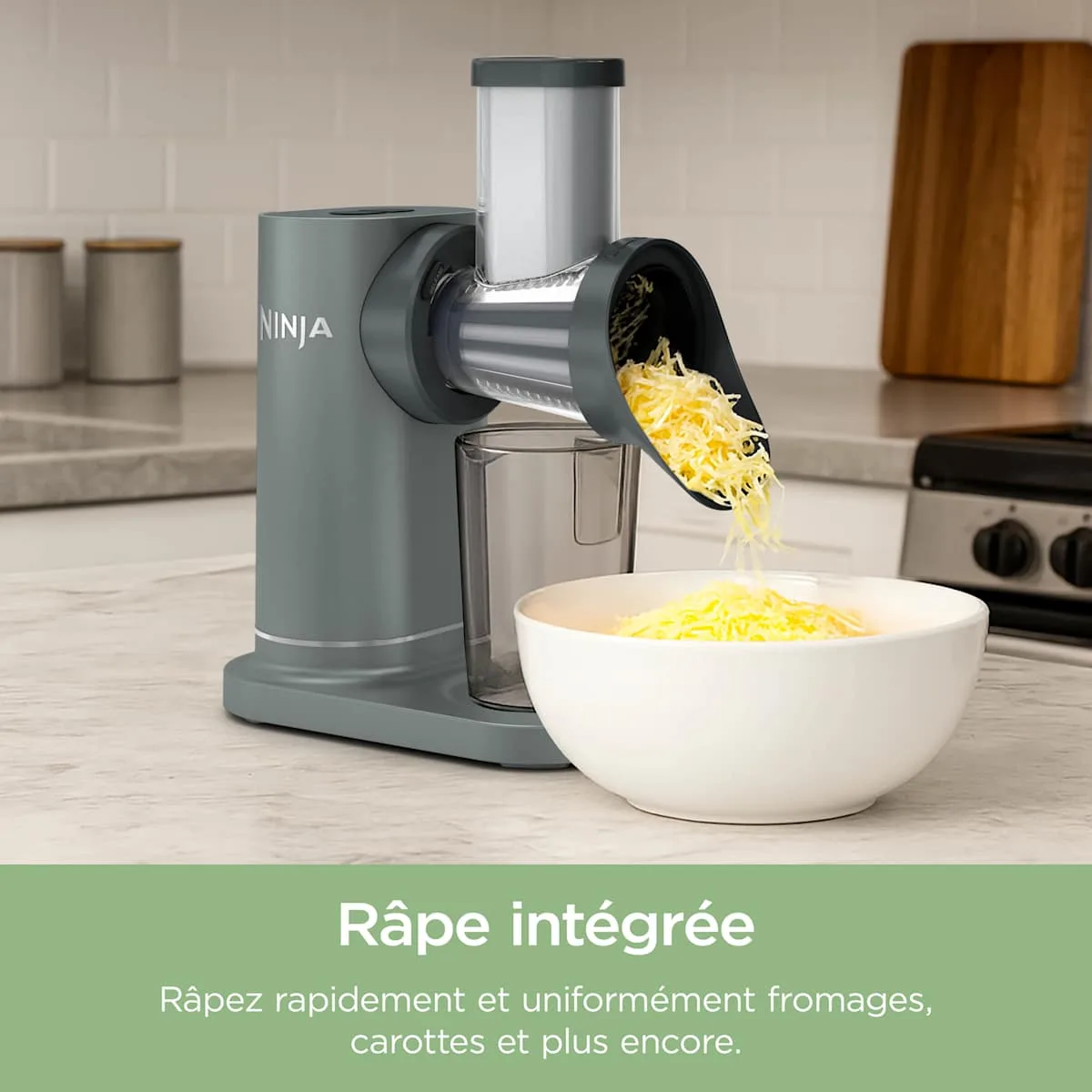 Ninja Extracteur de Jus à froid, Râpe & Trancheuse 3-en-1 Ninja NeverClog — visuel 3