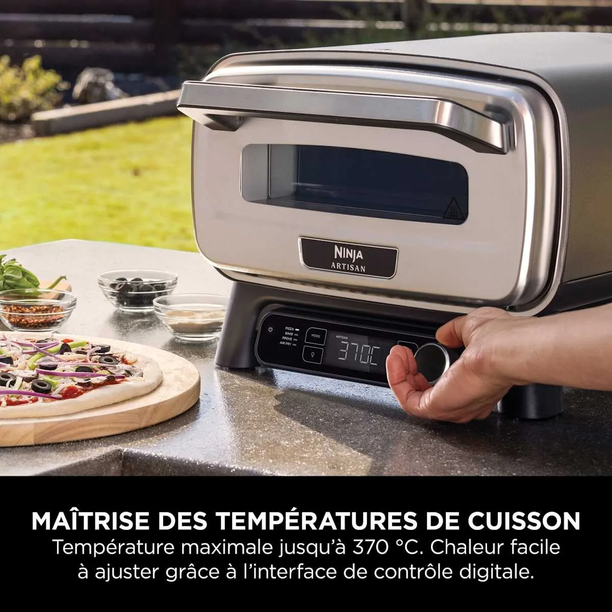 Ninja Four à pizza et Air Fryer électrique d’extérieur Ninja Artisan — visuel 3