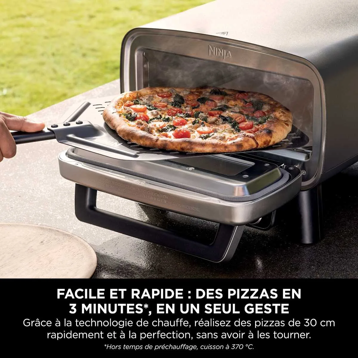 Ninja Four à pizza et Air Fryer électrique d’extérieur Ninja Artisan — visuel 4