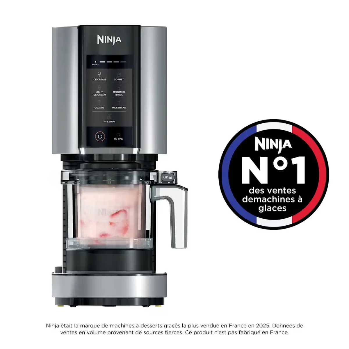 Ninja Machine à glaces Ninja CREAMi 7-en-1 - Glaces, sorbets et milkshakes maison