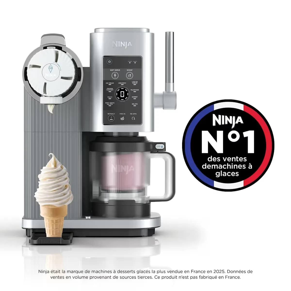 Ninja Machine à glaces et glaces à l'italienne 13-en-1 Ninja CREAMi Scoop &Swirl