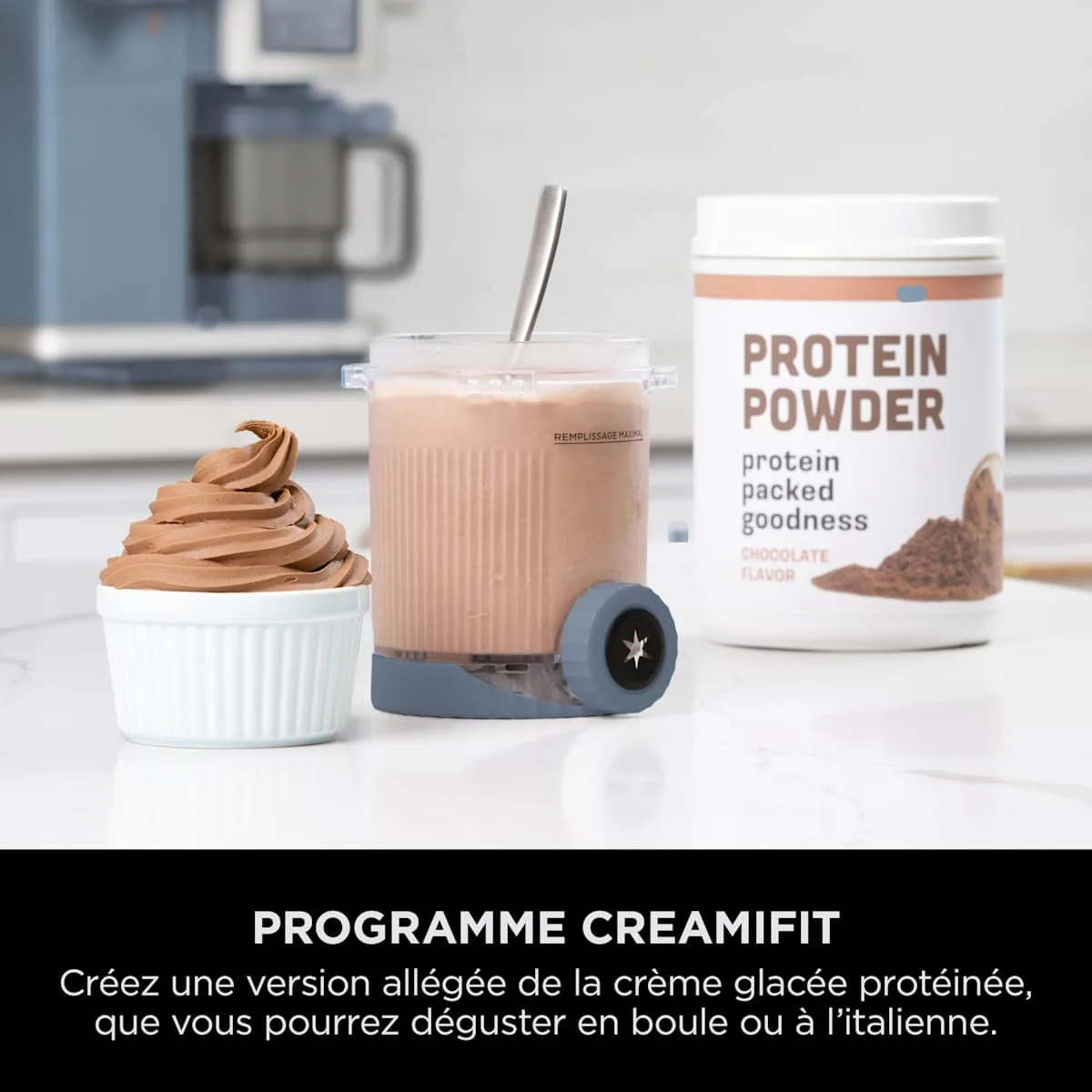 Ninja Machine à glaces et glaces à l’italienne 13-en-1 Ninja CREAMi Scoop & Swirl — visuel 3