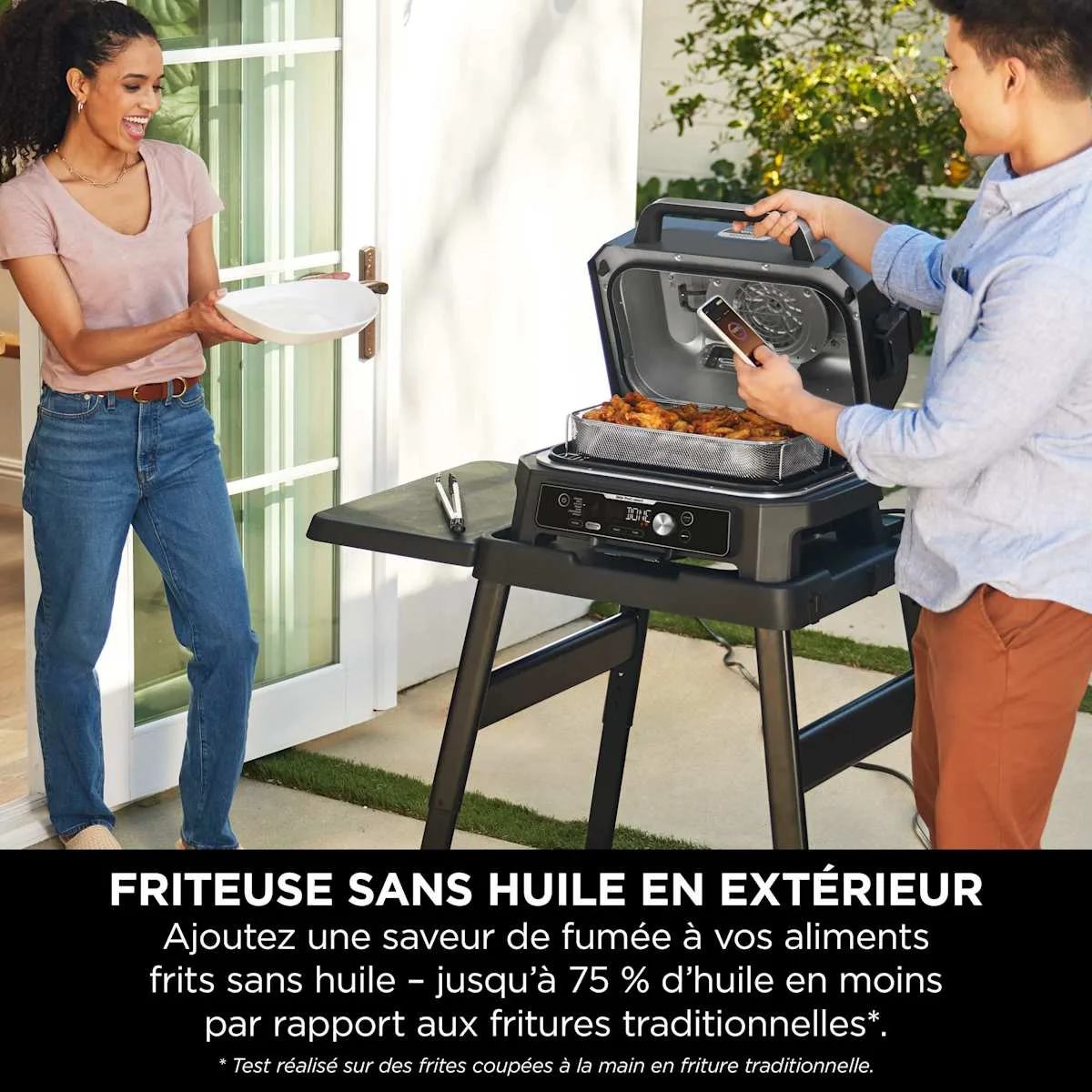 Ninja Barbecue électrique et fumoir Ninja Woodfire Pro Connect XL avec app OG901EU — visuel 5