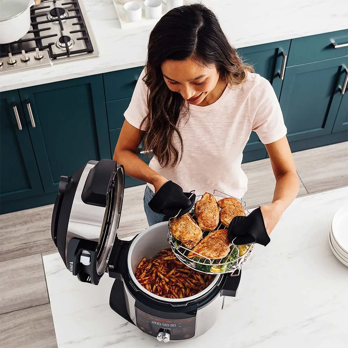 Ninja Multicuiseur SmartLid 14-en-1 Ninja Foodi MAX 7,5 L avec couvercle intelligent OL750EU — visuel 5