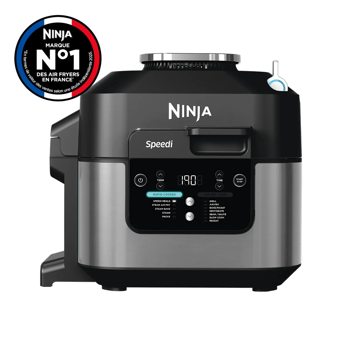 Ninja Ninja Speedi Multicuiseur Rapide et Air Fryer 12-en-1 5,7 L – Noir ON500EU