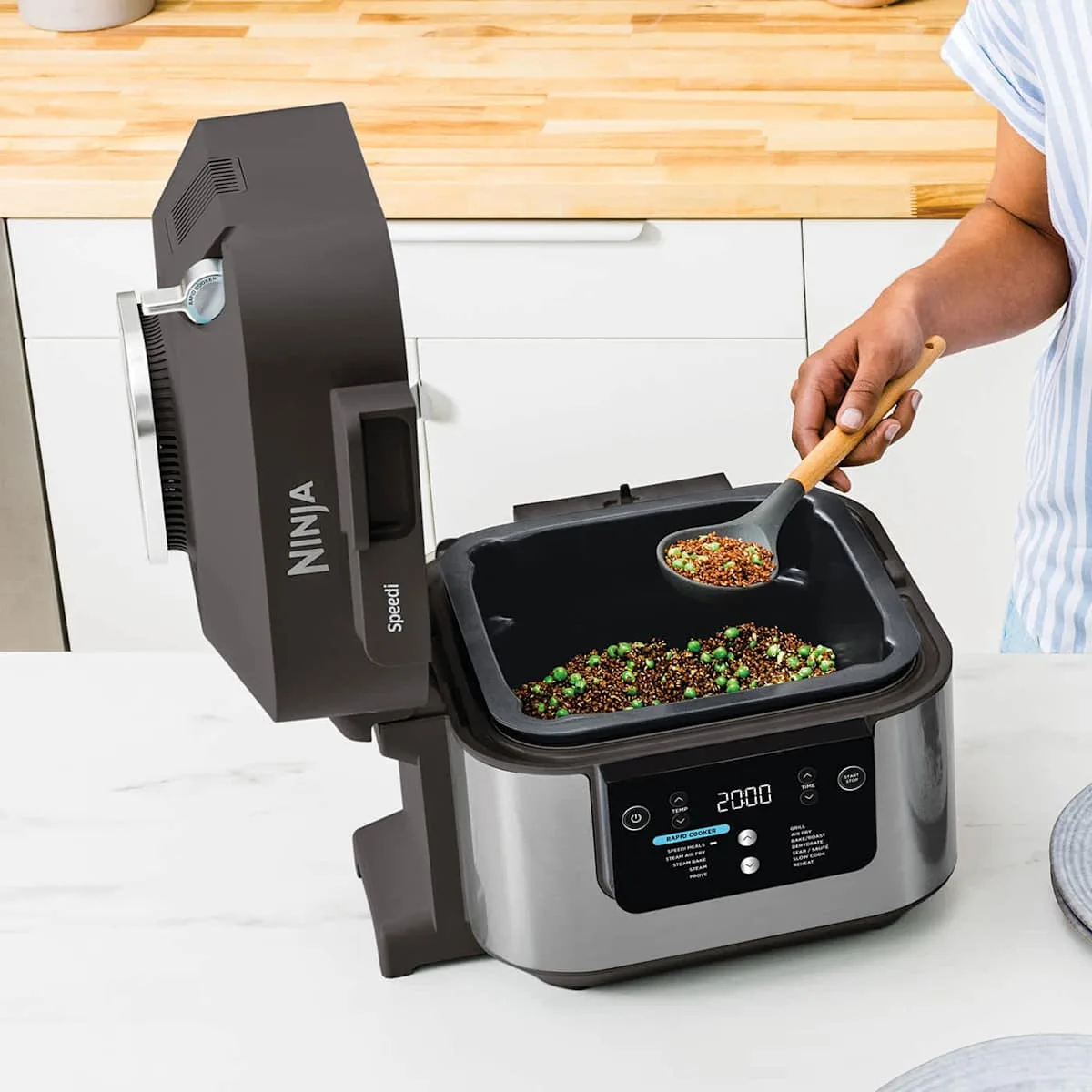 Ninja Ninja Speedi Multicuiseur Rapide et Air Fryer 12-en-1 5,7 L – Noir ON500EU — visuel 6