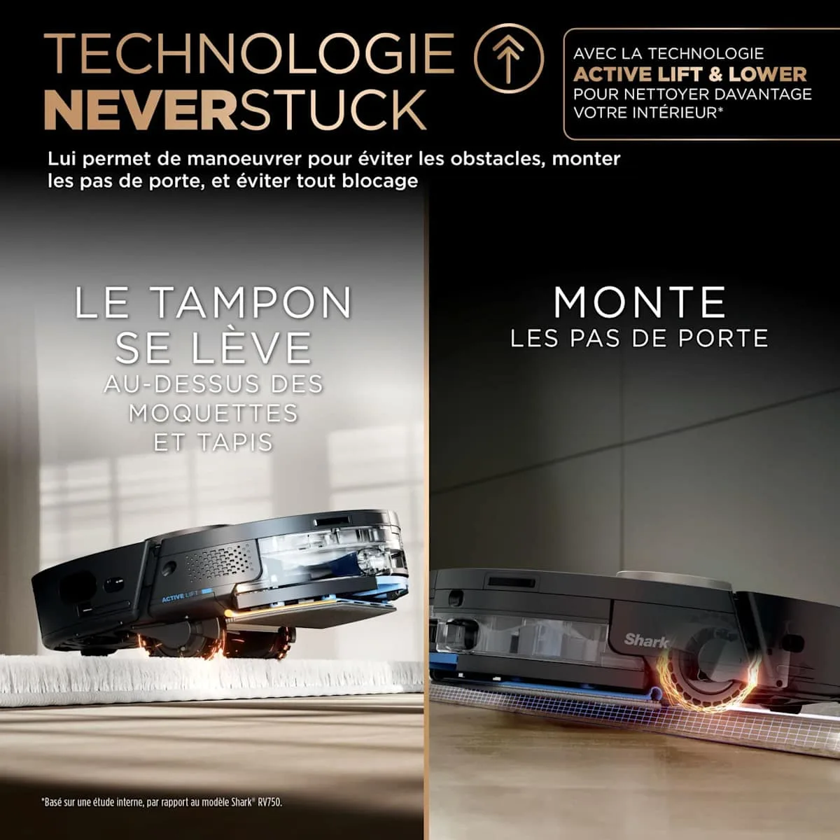 Shark Robot aspirateur et laveur Shark PowerDetect NeverTouch Pro autovidant et autoremplissant RV2800ZEEU — visuel 5