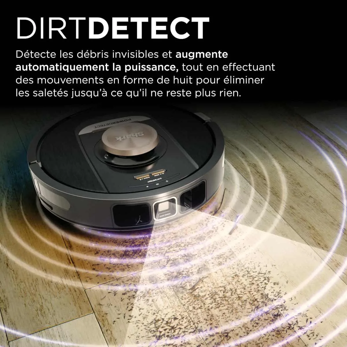 Shark Robot aspirateur Shark PowerDetect avec autovidage RV2820VEEU — visuel 3