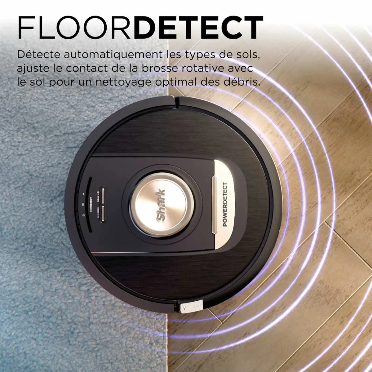 Shark Robot aspirateur Shark PowerDetect avec autovidage RV2820VEEU — visuel 5