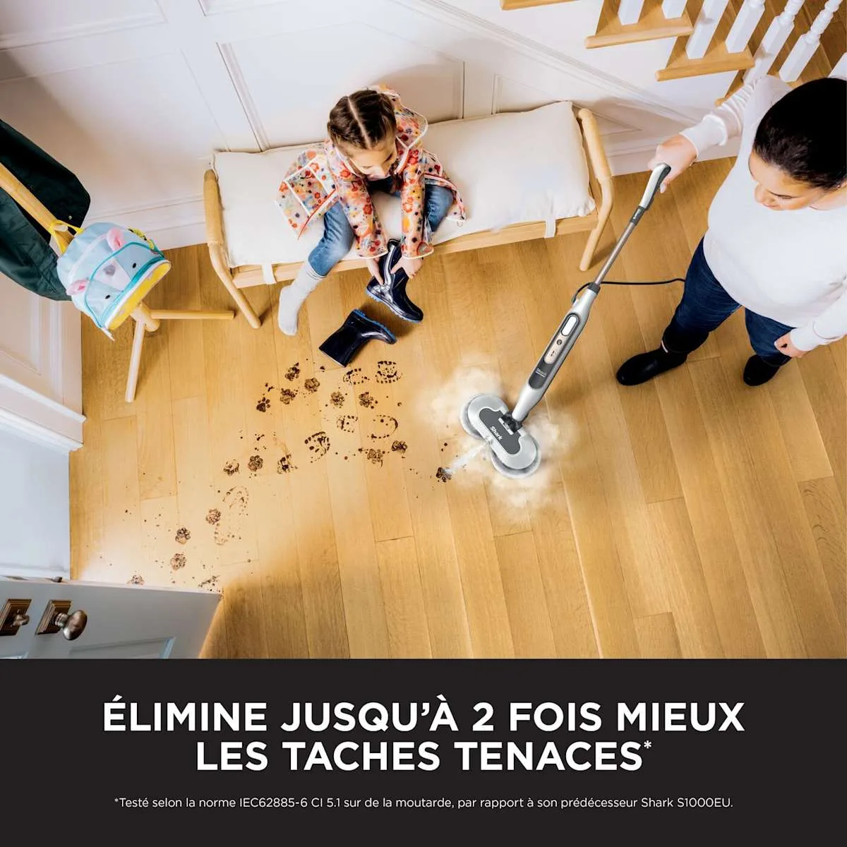 Shark Balai nettoyeur automatique Shark avec jet de vapeur et rouleau auto-nettoyant — visuel 4
