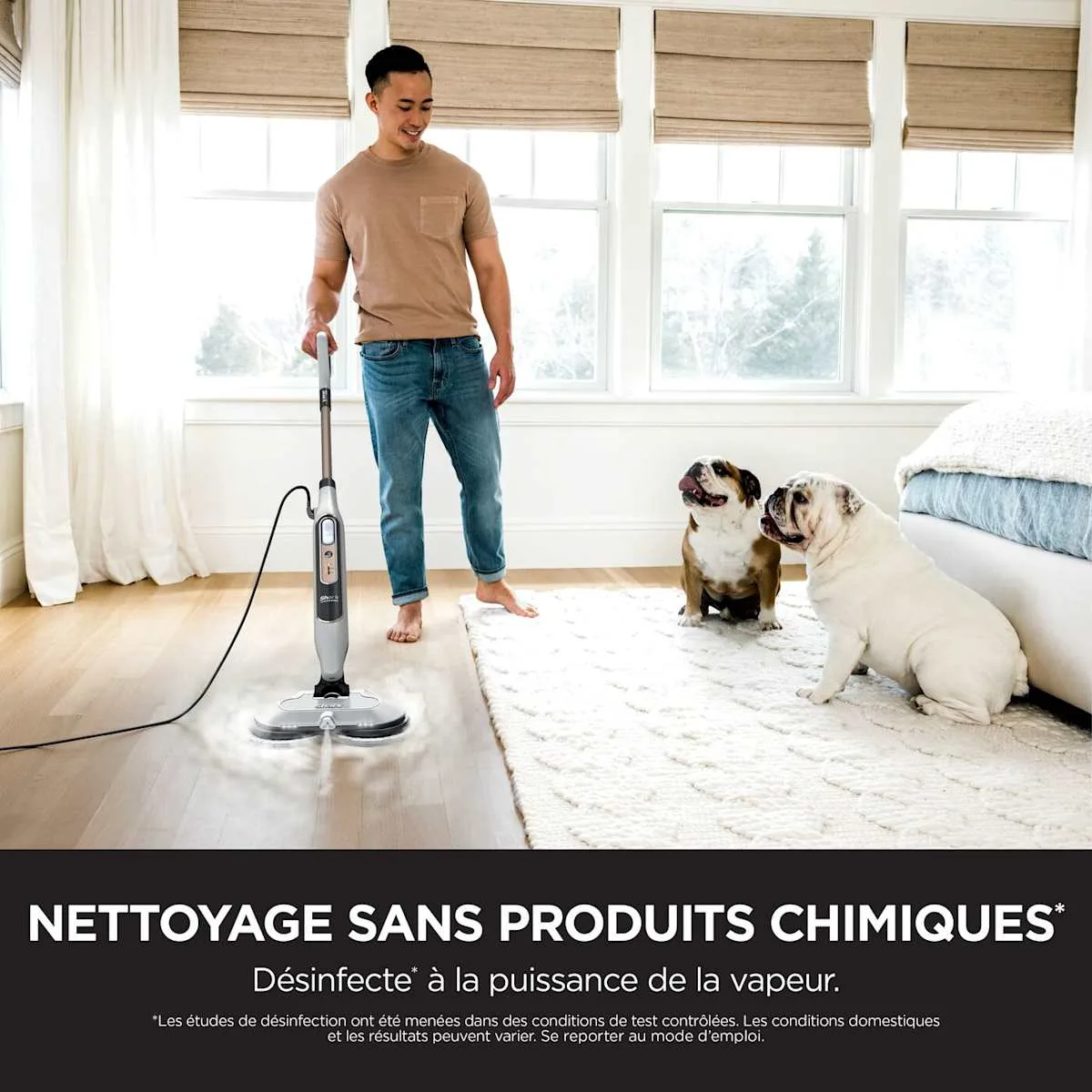 Shark Balai nettoyeur automatique Shark avec jet de vapeur et rouleau auto-nettoyant — visuel 5